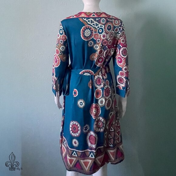 💐Julie Brown Wrap Dress💐 - Picture 7 of 11